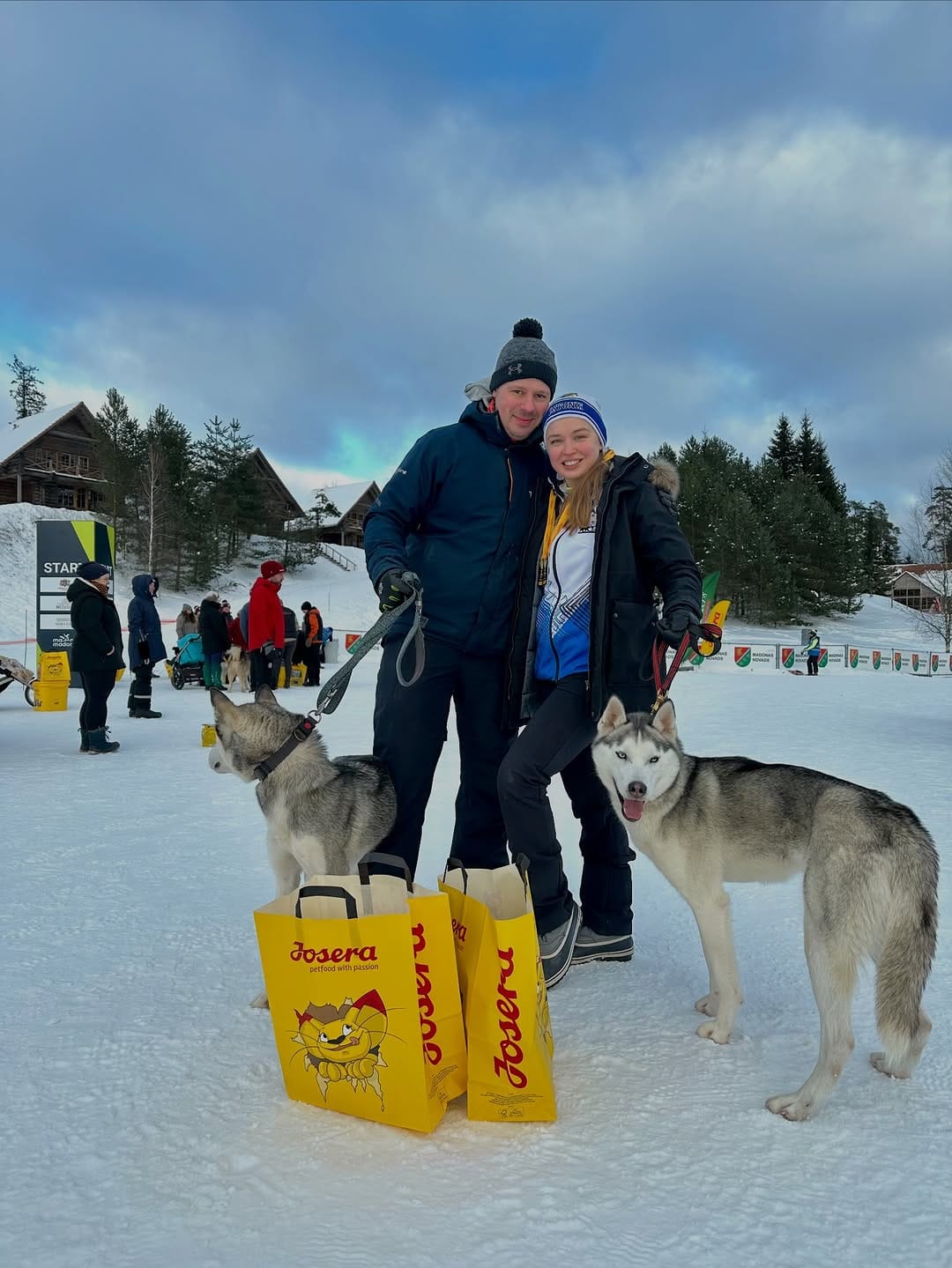 Post 1 by Saueaugu Sled Dog Experience | Sprint-racing Siberian Huskies on Instagram (image)