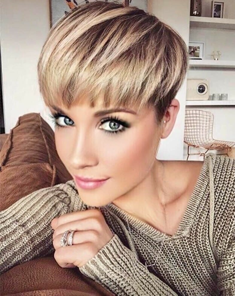 Post 4 by @short_hair_beauty_ on Instagram (image)