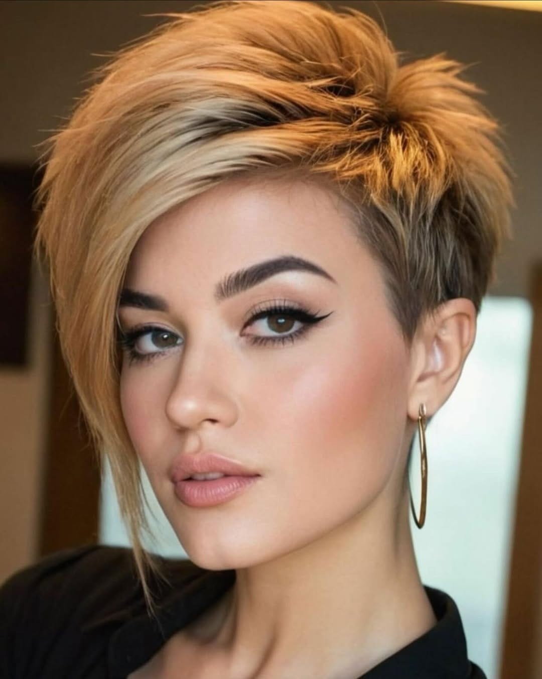 Post 3 by @short_hair_beauty_ on Instagram (image)