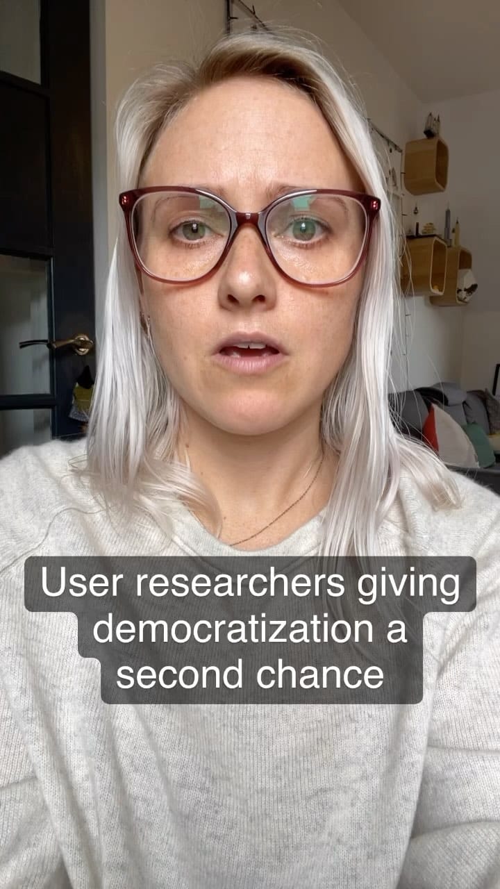 Post 5 by User research Academy on Instagram (video)