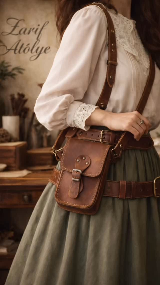 Post 6 by Zarif Atölye Handmade Leather on Instagram (video)