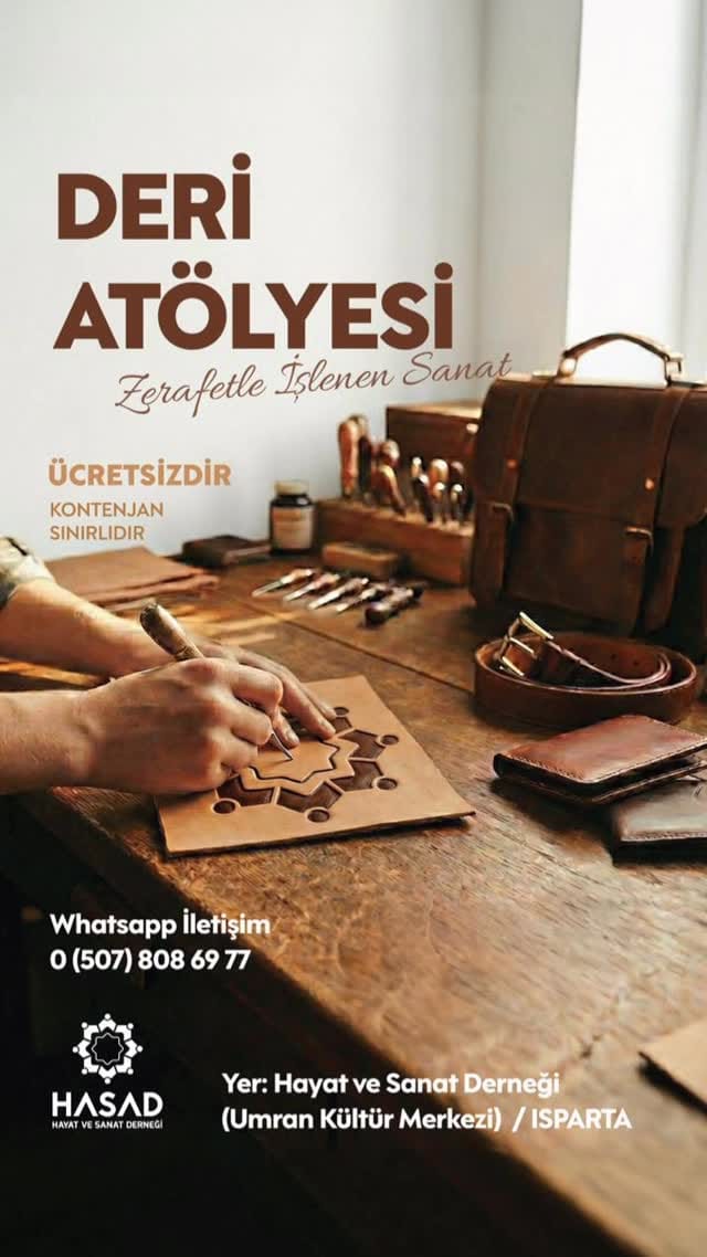 Post 3 by Zarif Atölye Handmade Leather on Instagram (video)
