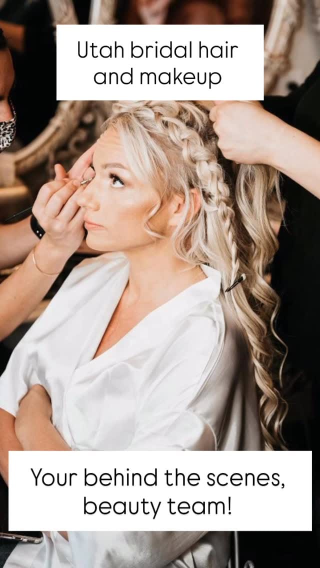 Post 1 by Utah Bridal Hair & Makeup on Instagram (video)