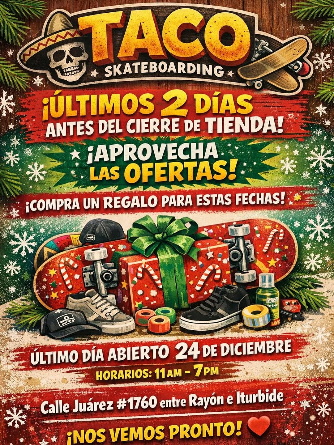 Post 3 by Taco skateboarding on Instagram (image)