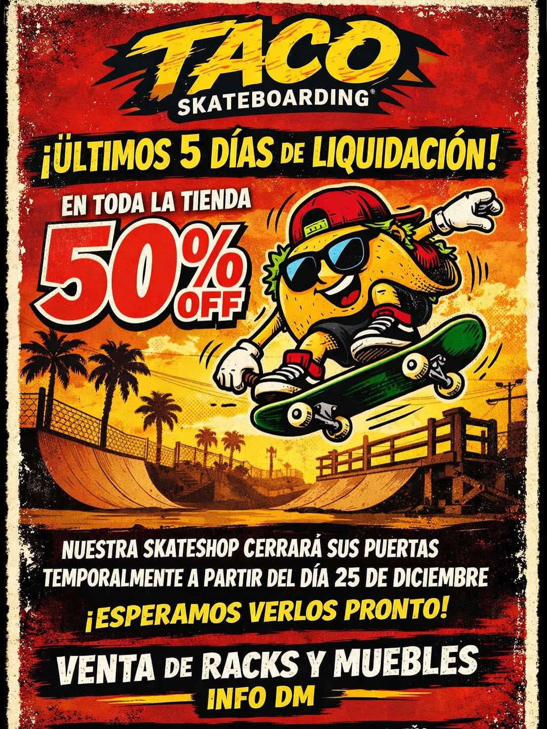 Post 7 by Taco skateboarding on Instagram (image)