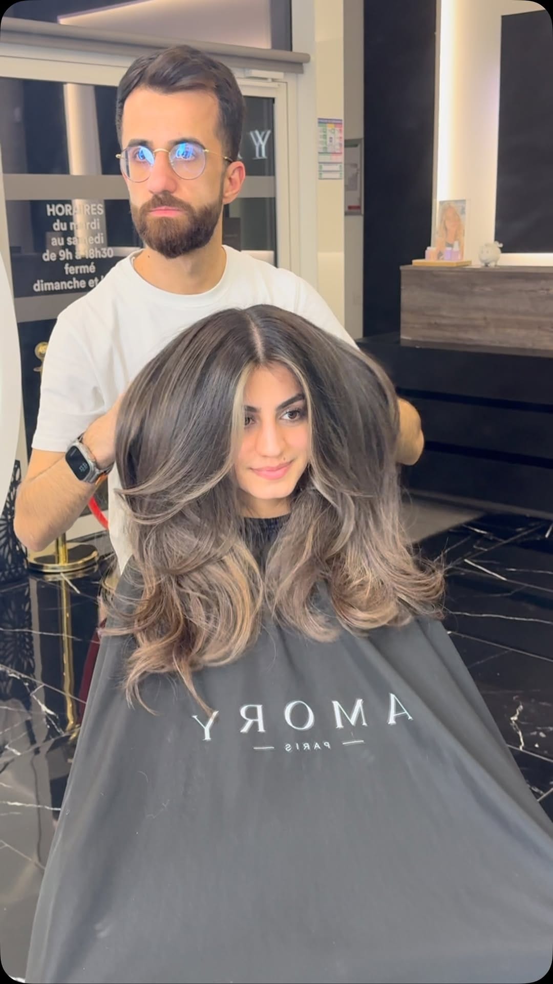 Post 9 by Coiffeur Expert Coloriste 🇮🇶 on Instagram (video)