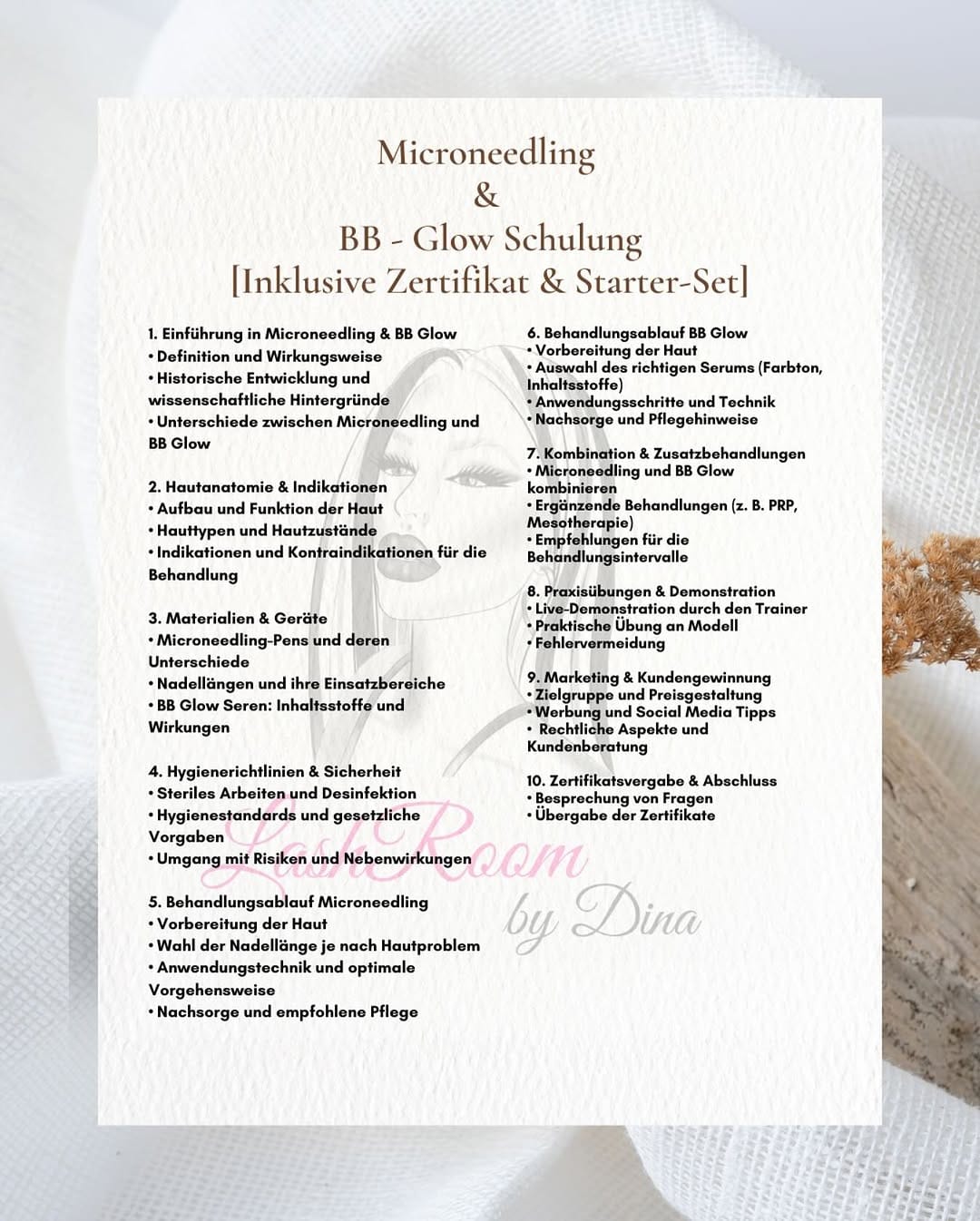 Post 1 by MEDINA OKANOVIC | WIMPERN | SCHULUNGEN | MICRONEEDLING & BB-GLOW on Instagram (image)