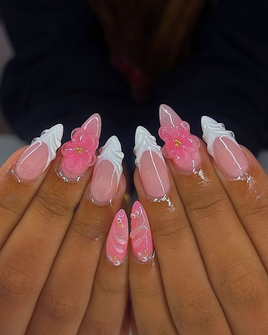 Post 4 by Nails By Derrick on Instagram (image)