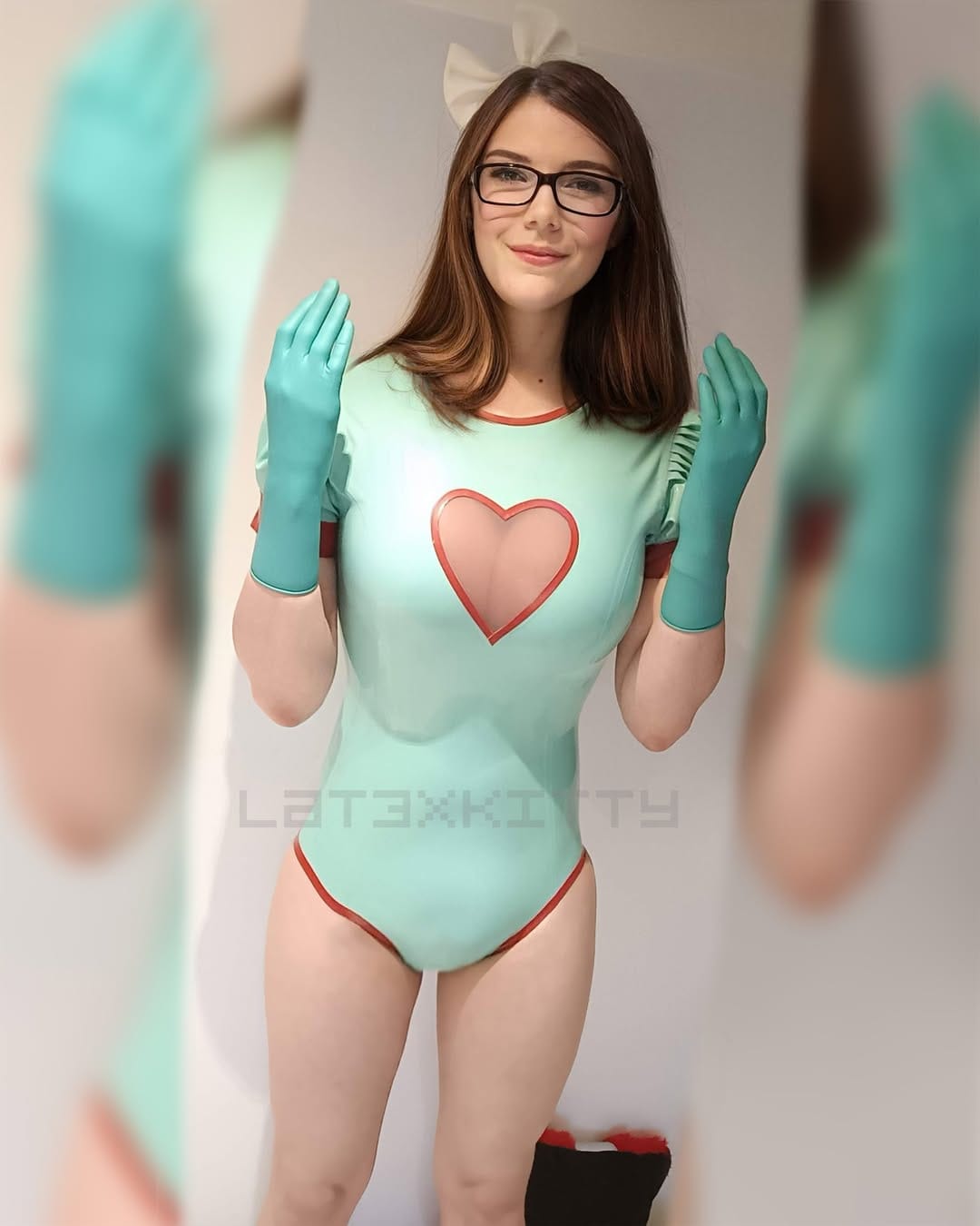 Post 9 by Latex Kitty Cass on Instagram (image)
