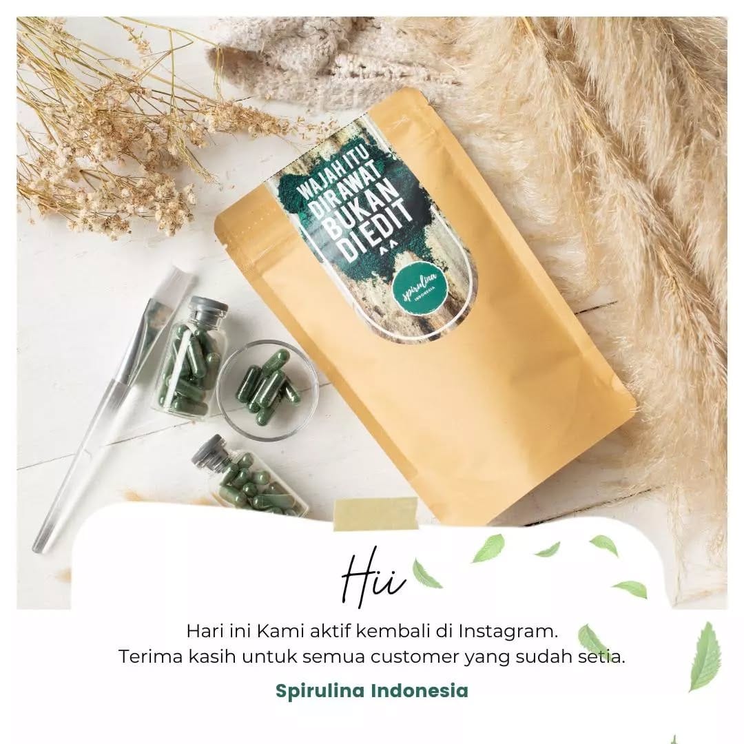 Post 5 by Spirulina Indonesia on Instagram (image)
