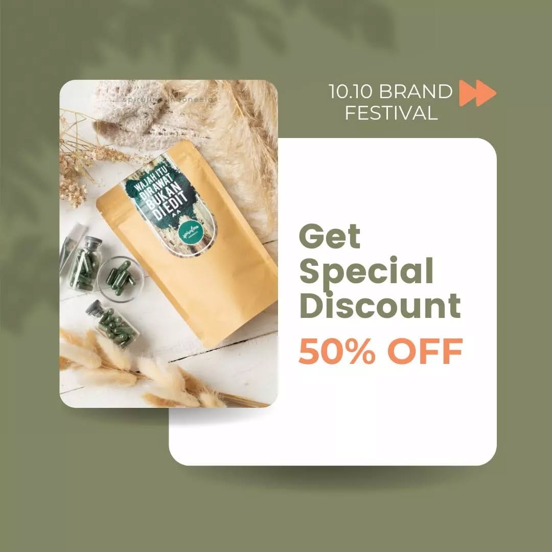 Post 2 by Spirulina Indonesia on Instagram (image)