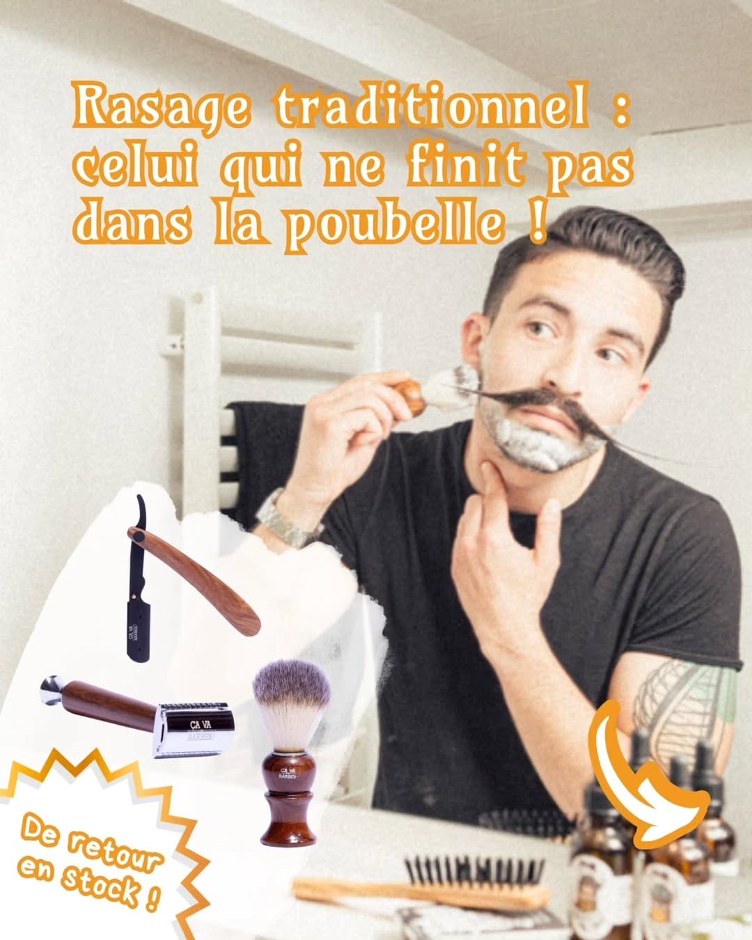 Post 1 by Ça va barber ! 🧔‍♂️ Soins de la barbe on Instagram (carousel)