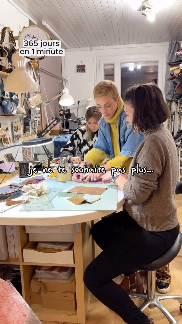 Post 4 by Maroquinerie ⼺ Ateliers créatifs on Instagram (video)