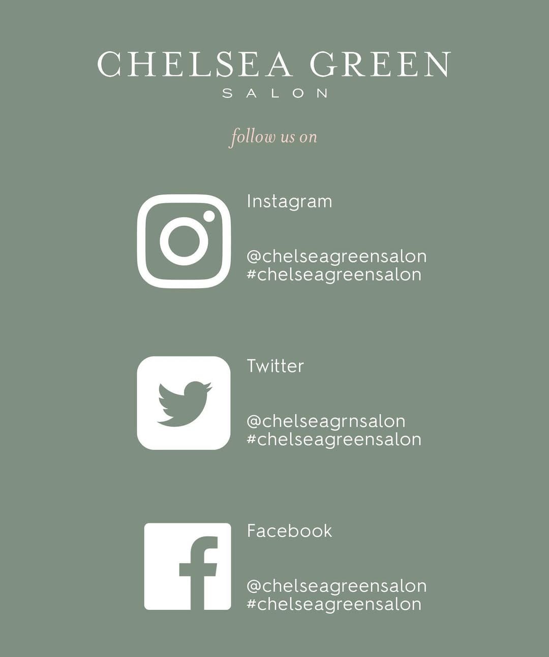 Post 10 by Chelsea Green Salon on Instagram (image)