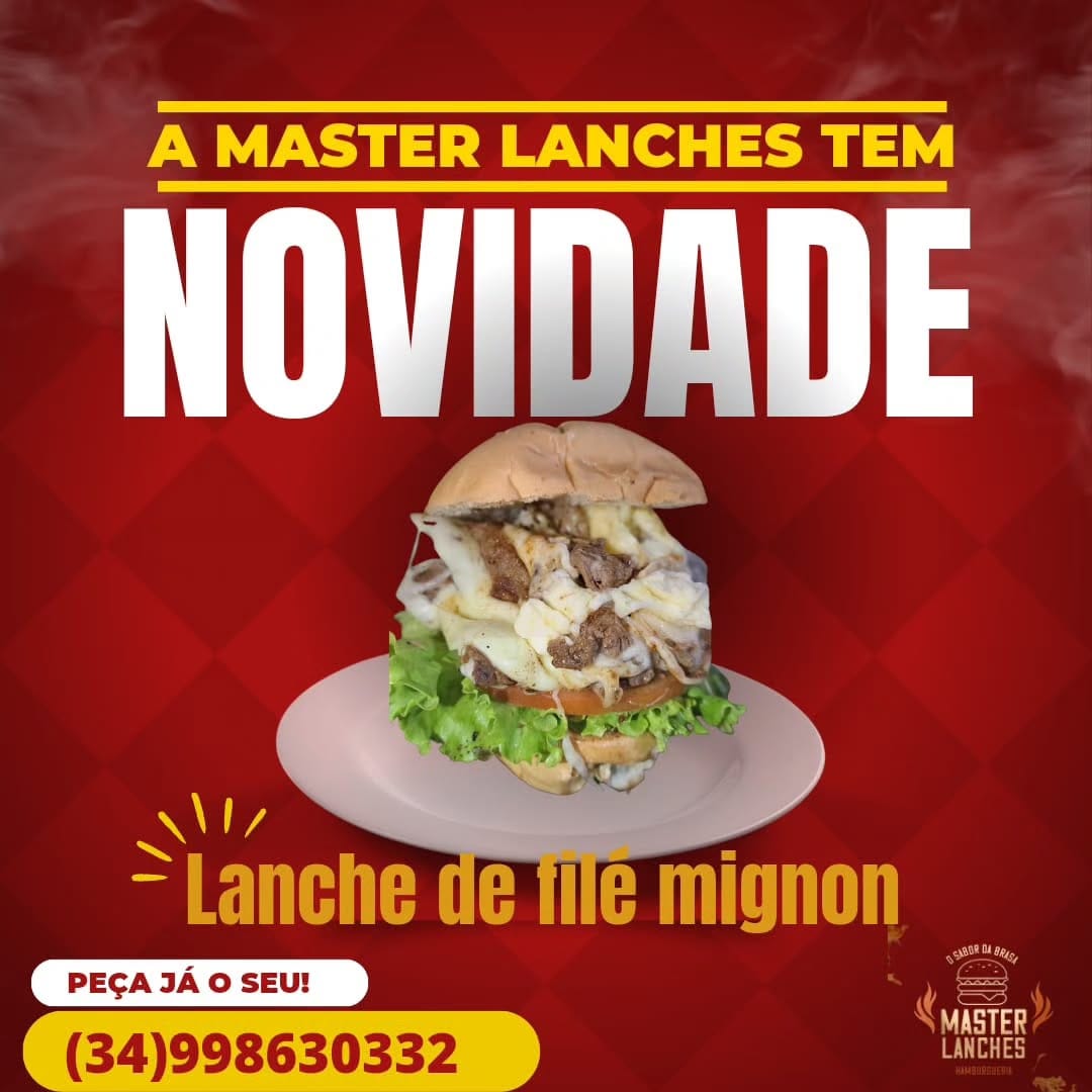 Post 3 by Master Lanches on Instagram (image)