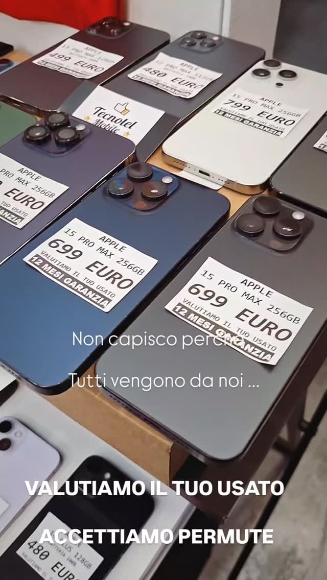 Post 4 by cellulari usati on Instagram (video)