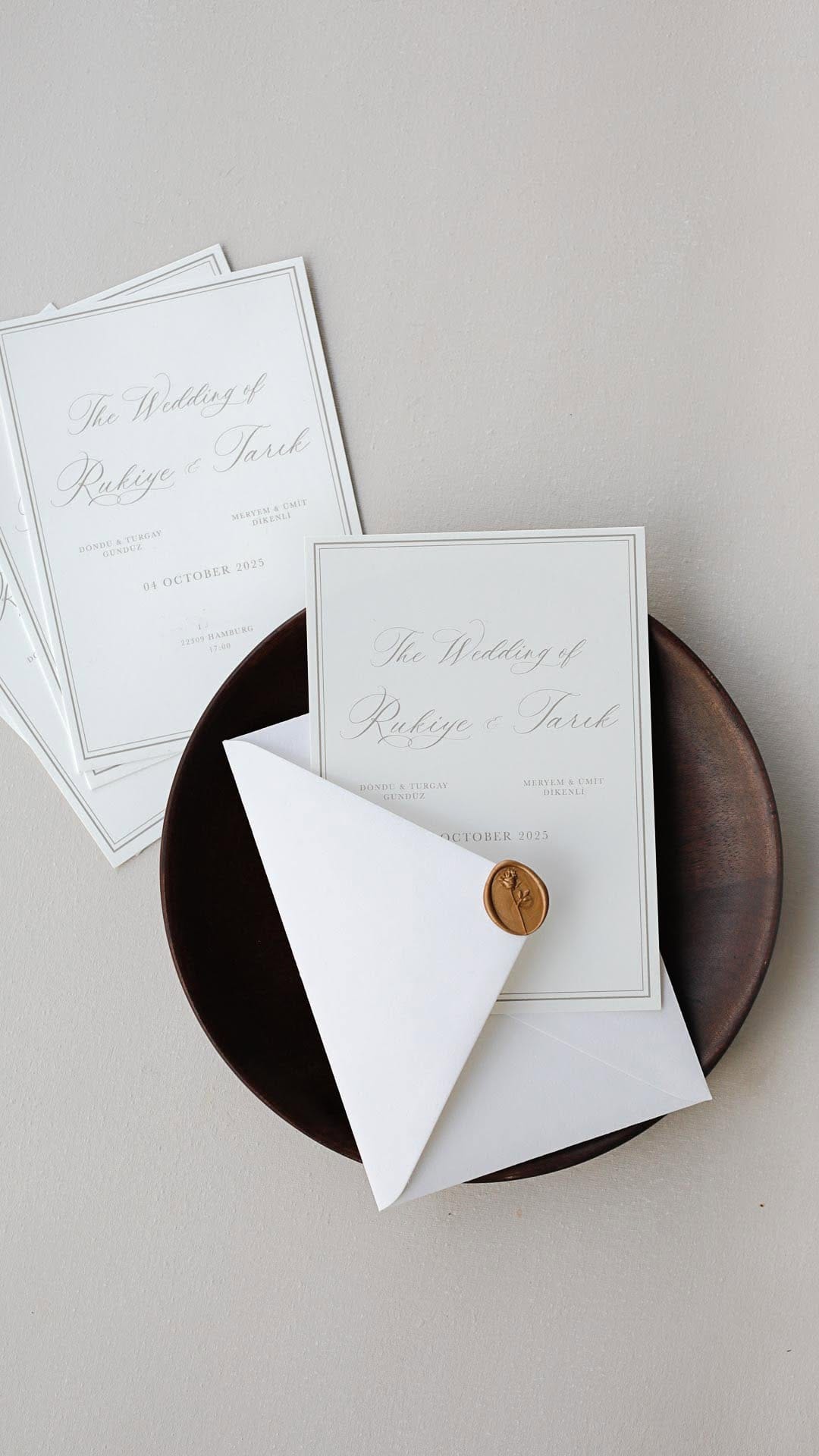 Post 10 by Hochzeitseinladung x Davetiye I Letterpress | Stammbuch on Instagram (video)