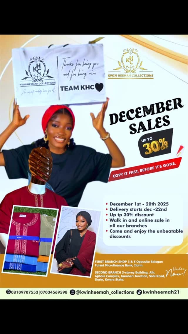 Post 1 by ILORIN LUXURY ABAYA’S & SCARFS VENDOR on Instagram (video)