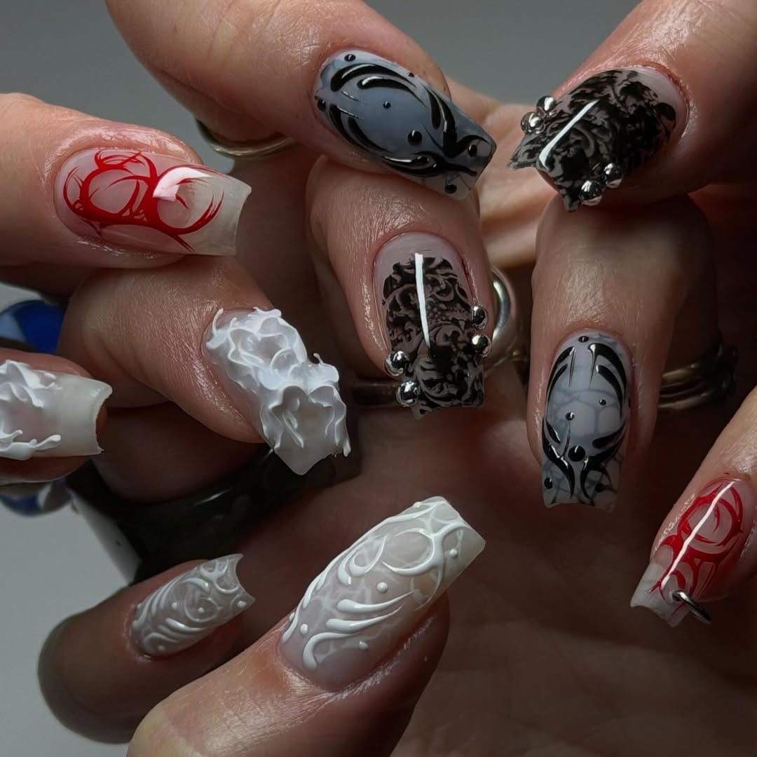 Post 2 by @yishaynails on Instagram (carousel)