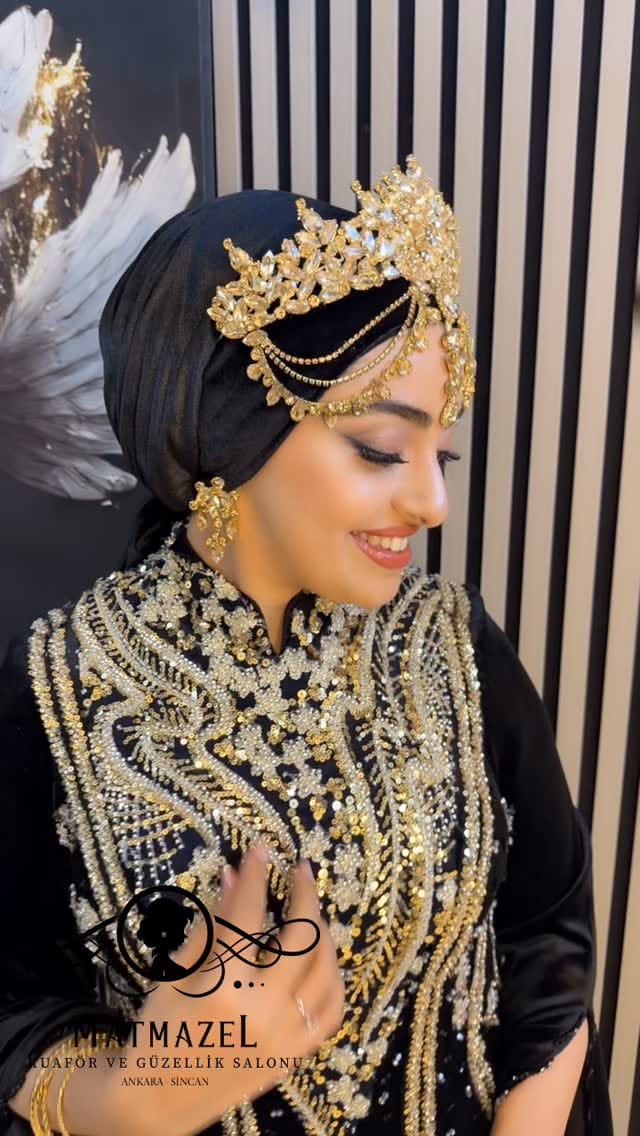 Post 1 by Gelinsaçı Türbantasarım Makeup on Instagram (video)