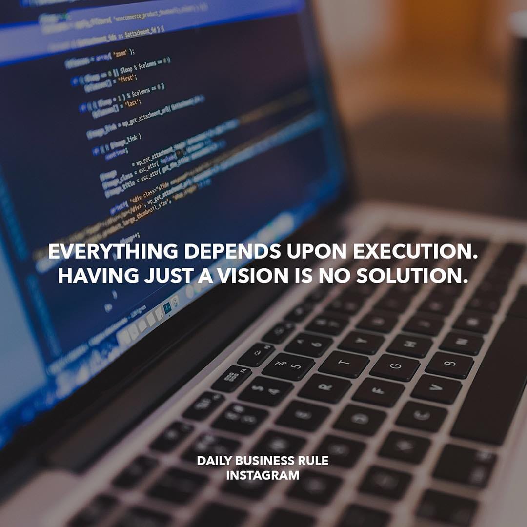 Post 9 by daily business rule on Instagram (image)