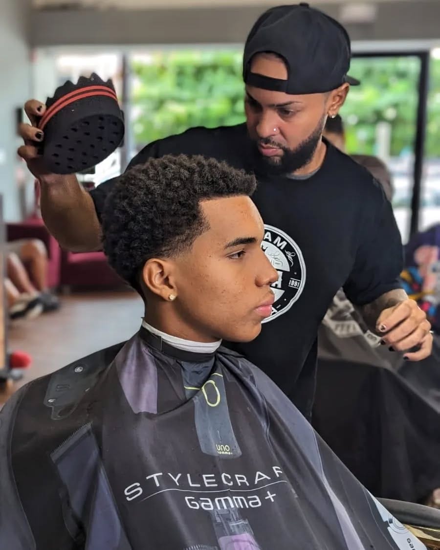 Post 7 by @JhomarTheBarber on Instagram (carousel)