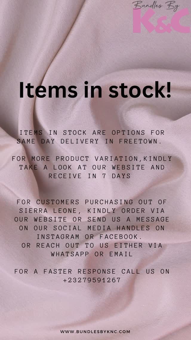 Post 9 by Bundles by K&C on Instagram (video)