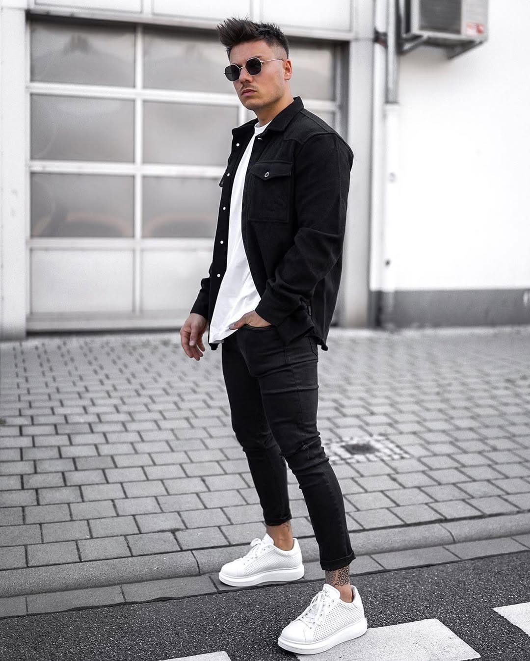 Post 7 by Men In Black Clothes on Instagram (carousel)