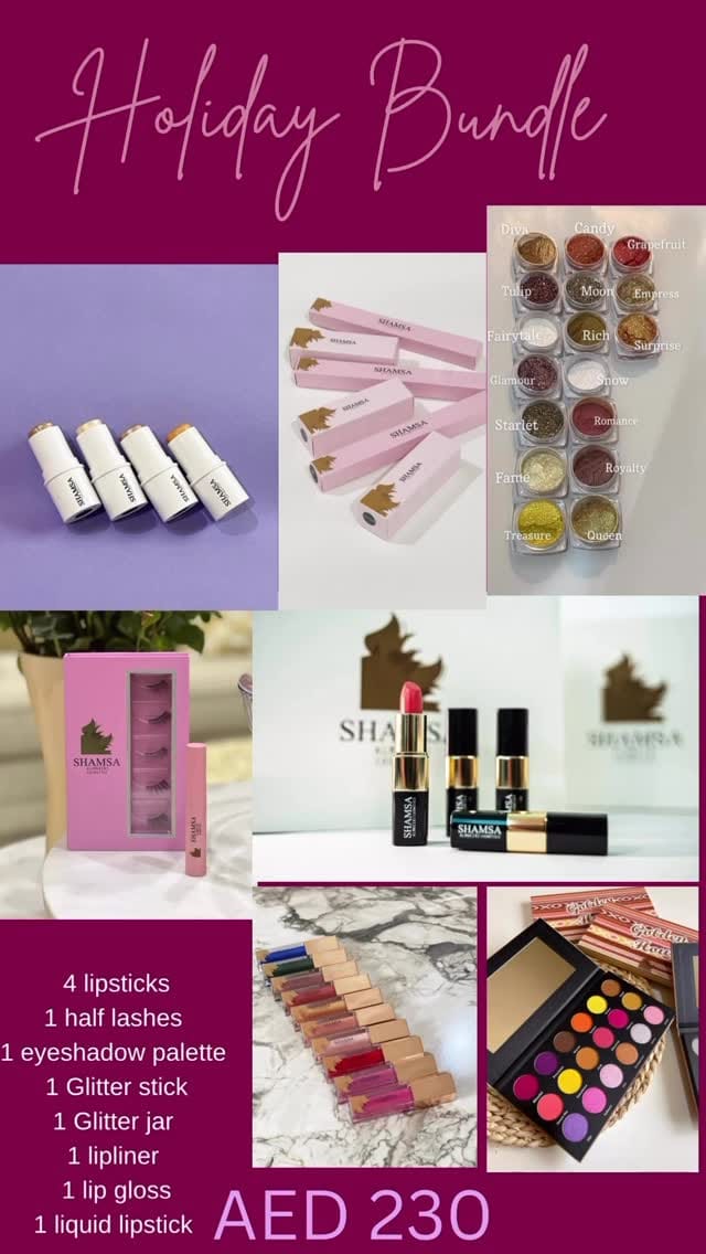 Post 1 by Shamsa Almheiri Cosmetics on Instagram (video)