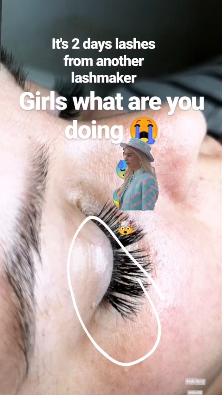 Post 8 by Poshlashes on Instagram (video)