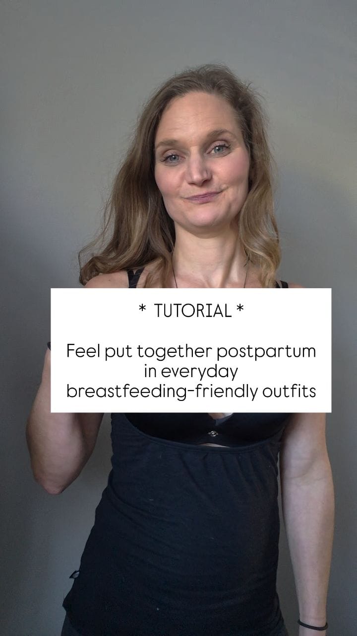 Post 5 by Naked Nursing Tank | Breastfeeding Apparel & Support on Instagram (video)