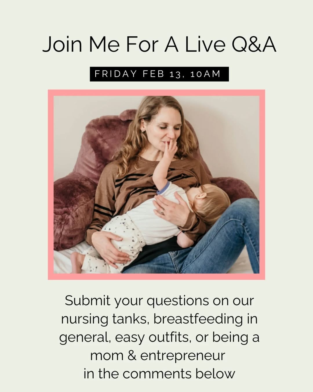 Post 1 by Naked Nursing Tank | Breastfeeding Apparel & Support on Instagram (image)
