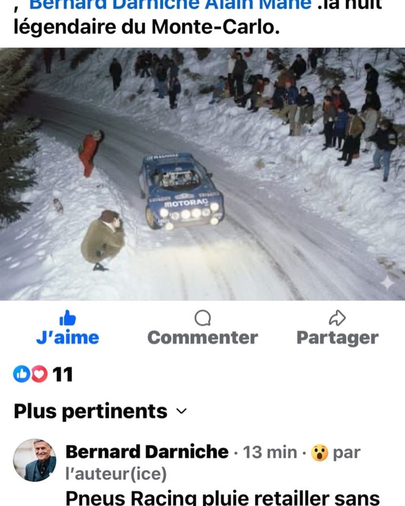 Post 3 by Bernard Darniche on Instagram (image)