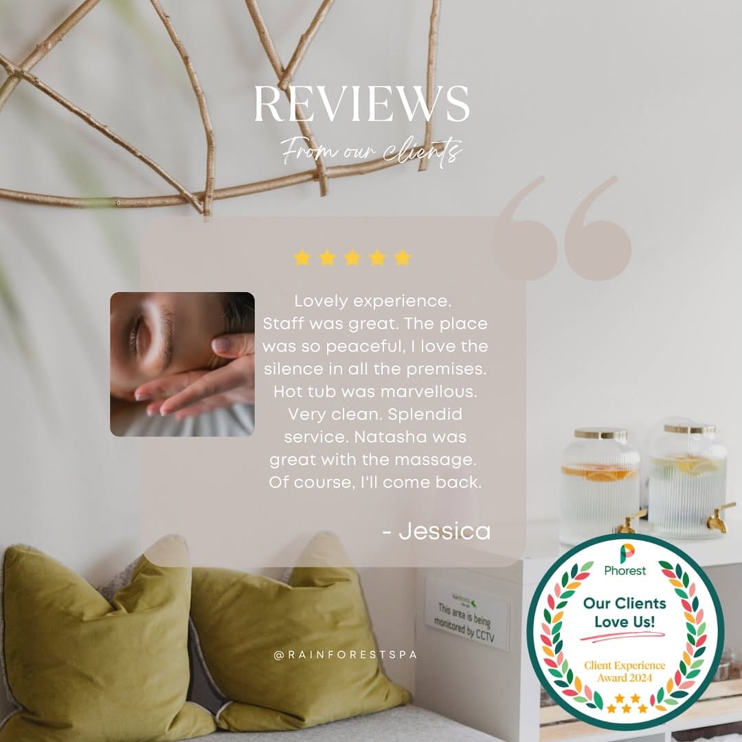 Post 9 by RAINFOREST SPA on Instagram (carousel)