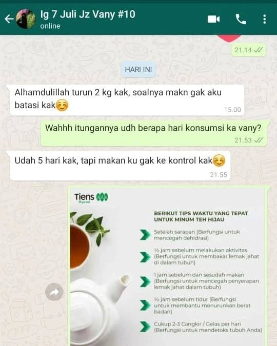 Post 6 by @jz.slimmingtea_id on Instagram (image)