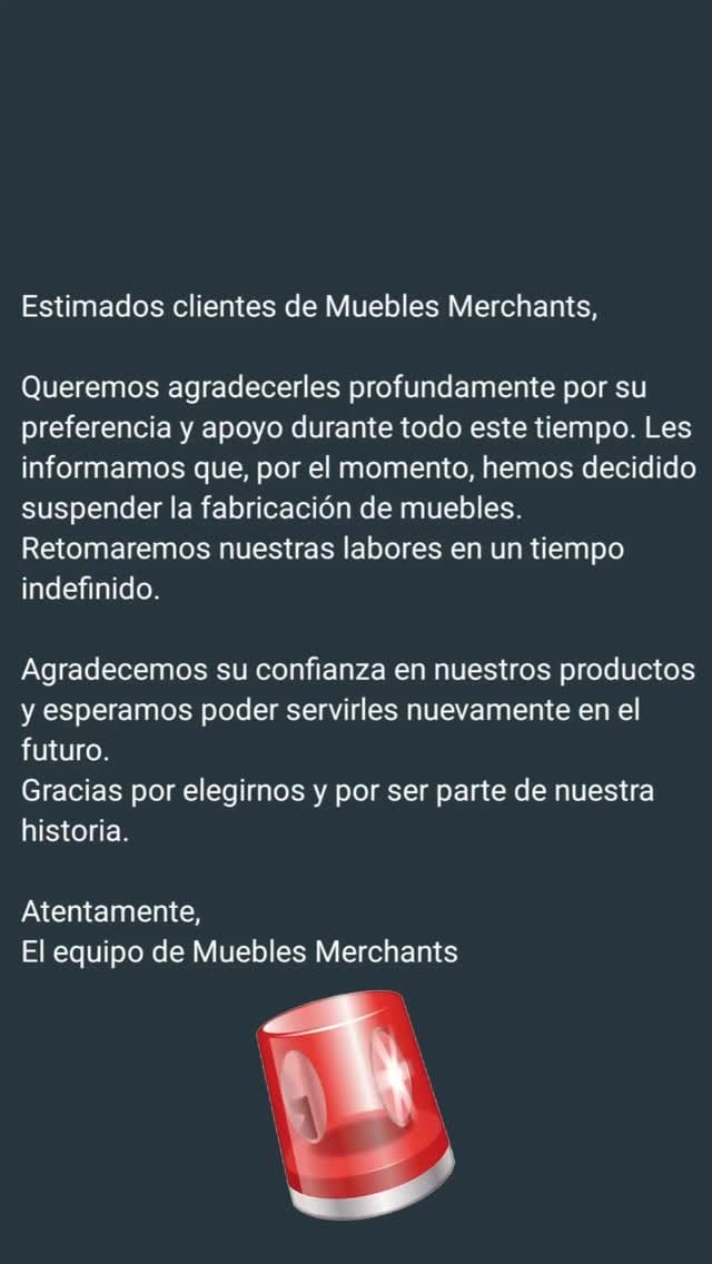 Post 1 by Muebles Merchants on Instagram (video)