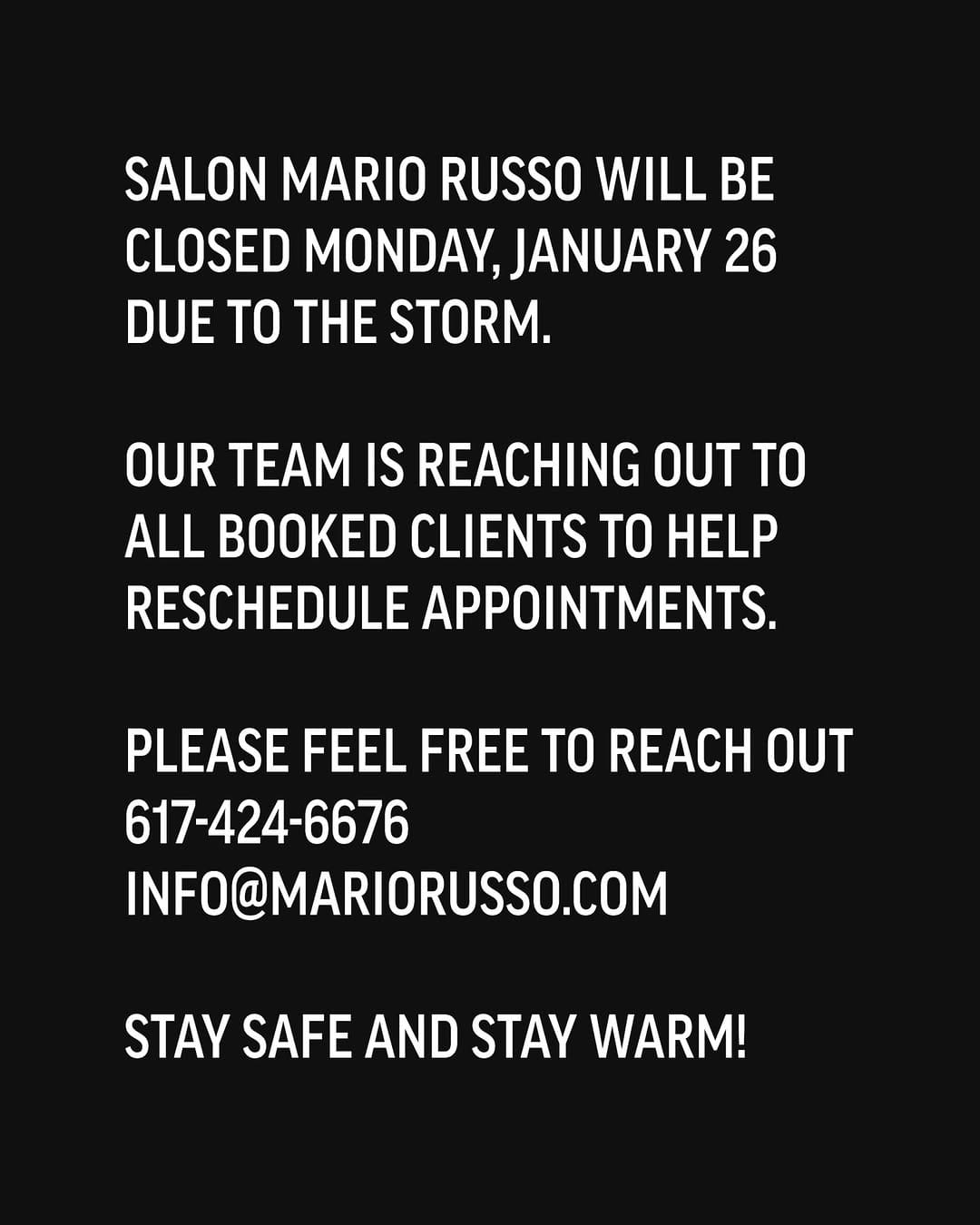 Post 6 by Salon Mario Russo on Instagram (image)