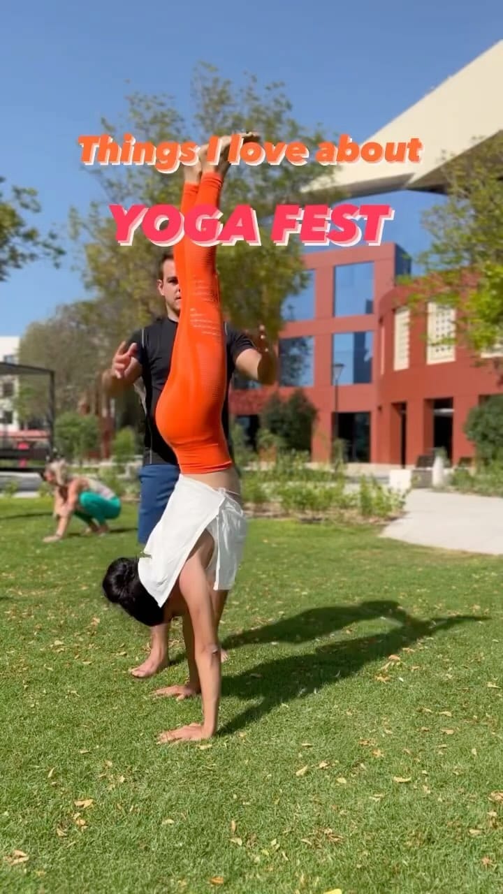 Post 5 by YogaFest Middle East on Instagram (video)