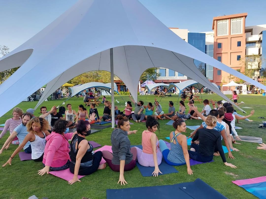 Post 9 by YogaFest Middle East on Instagram (image)