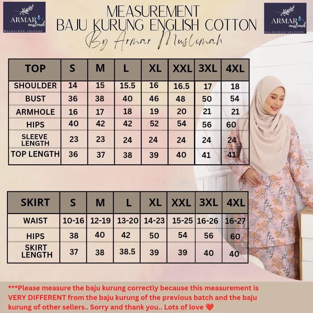 Post 7 by BAJU.KURUNG.COTTON. on Instagram (image)