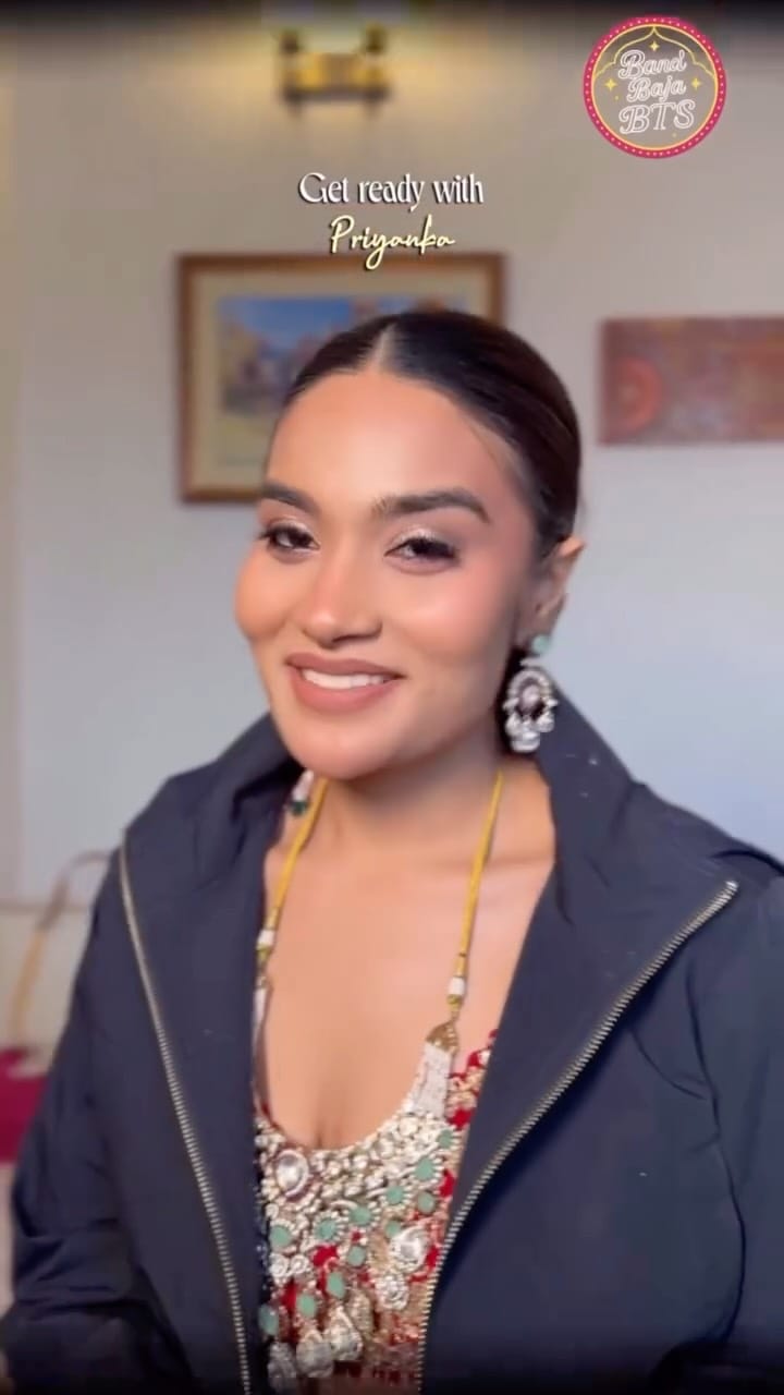 Post 2 by Jaanvi Samnani 🧿| Bridal makeup artist Gandhidham on Instagram (video)