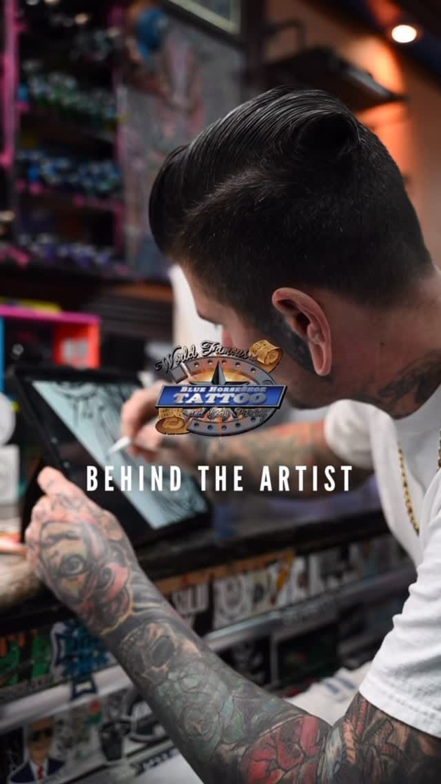 Post 4 by Blue Horse Shoe Tattoo VaBeach on Instagram (video)
