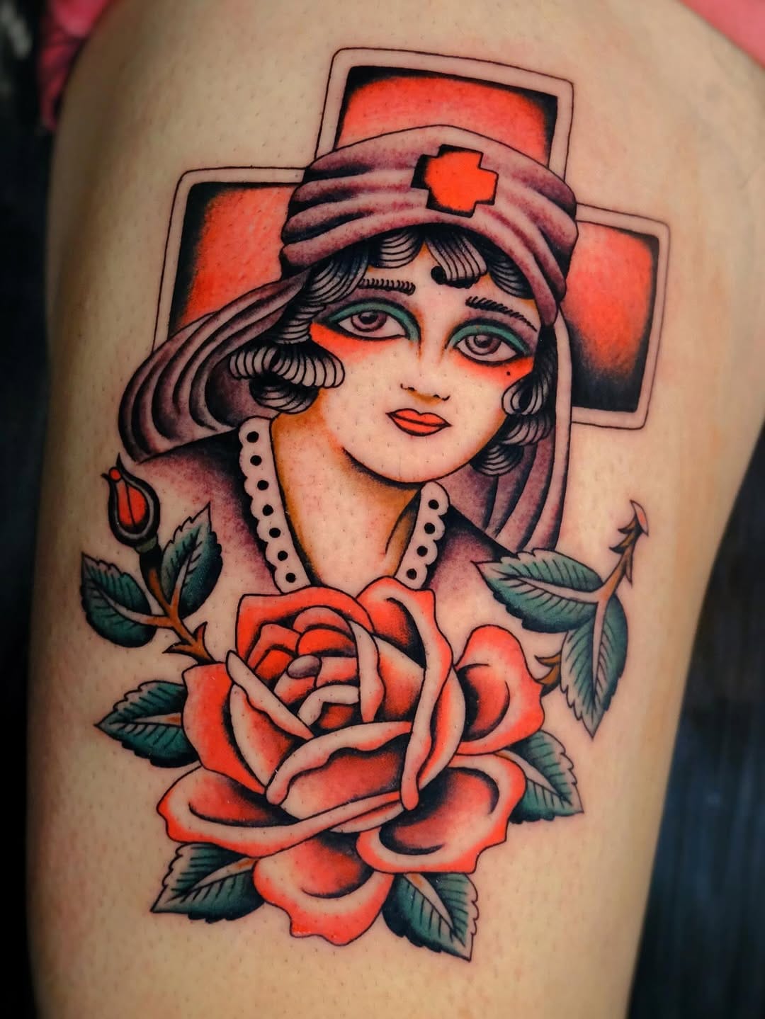 Post 5 by Traditional tattooing in Lyon, France on Instagram (carousel)