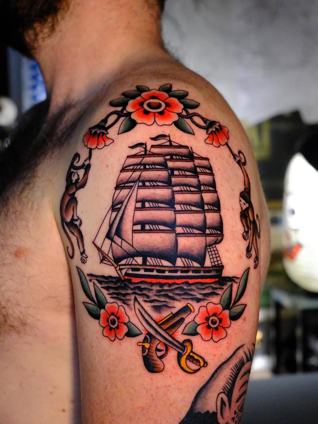 Post 7 by Traditional tattooing in Lyon, France on Instagram (carousel)