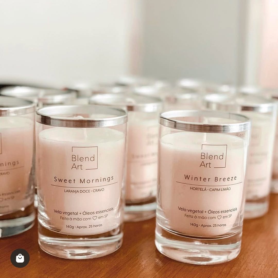 Post 8 by Blend • Art | Handmade Candles on Instagram (image)