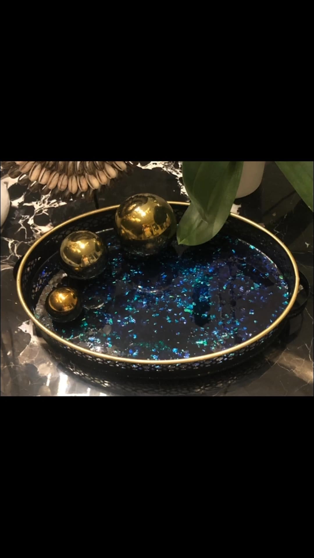 Post 1 by Epoksi sanatı Resin art on Instagram (video)