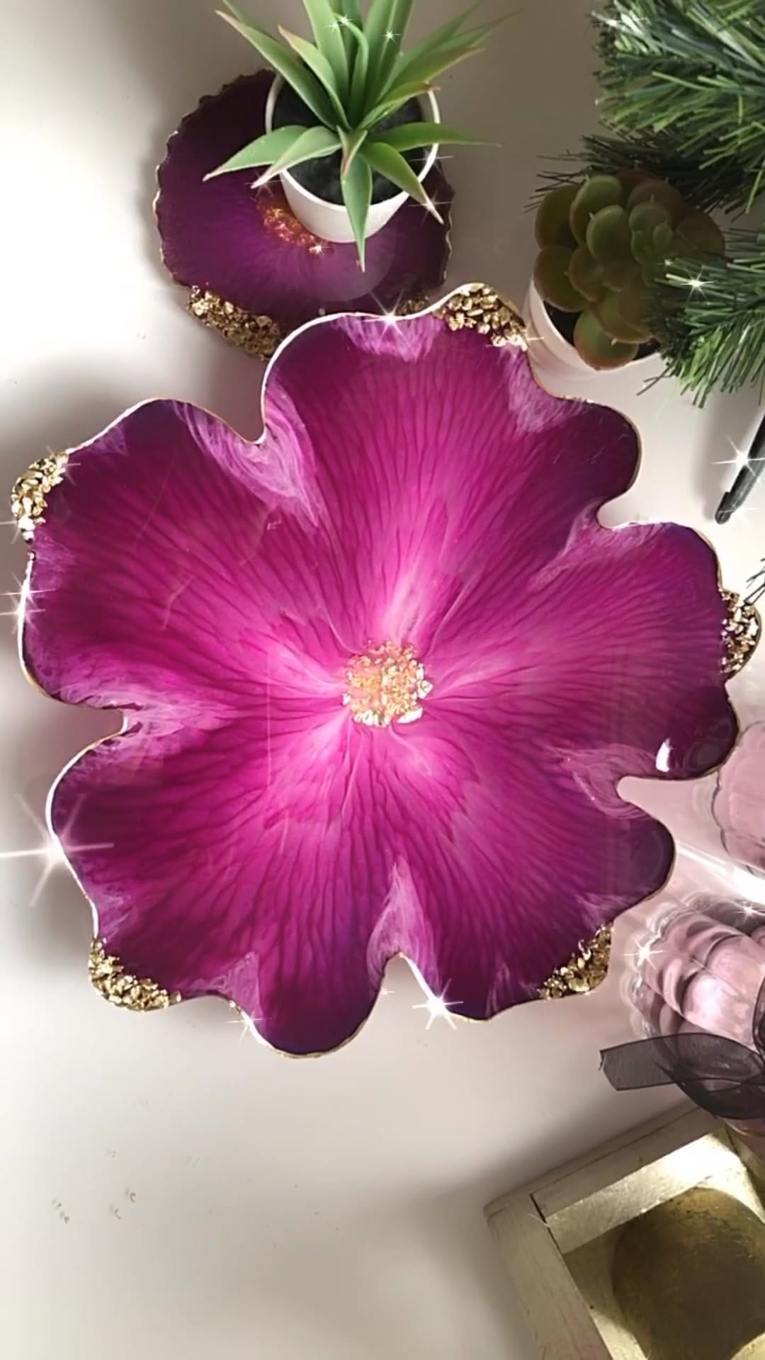 Post 10 by Epoksi sanatı Resin art on Instagram (video)