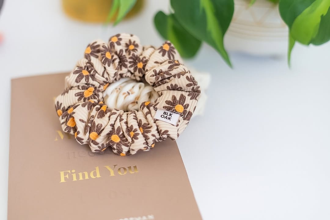 Post 5 by blackOAK • Handmade Scrunchies on Instagram (image)