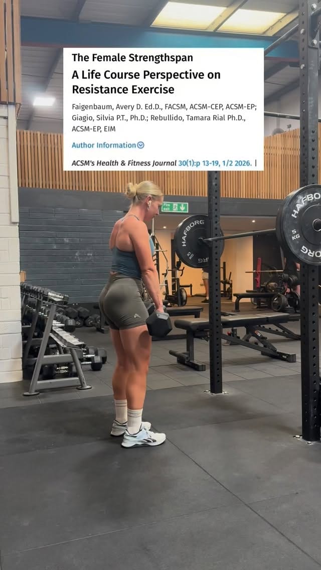 Post 2 by Tamara Rial, PhD | Exercise Science on Instagram (video)