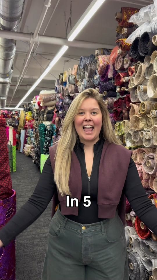 Post 9 by Mood Fabrics on TikTok (video)